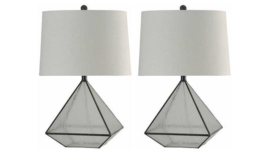 Burke Bronze Table Lamp - Set of 2