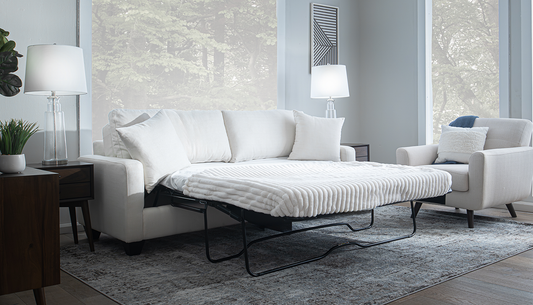 Delta Cream Sleeper Sofa